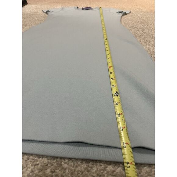 Ralph Lauren Purple Label Knit Midi Dress Crewneck Bodycon Slim S Short Sleeve - Picture 15 of 16